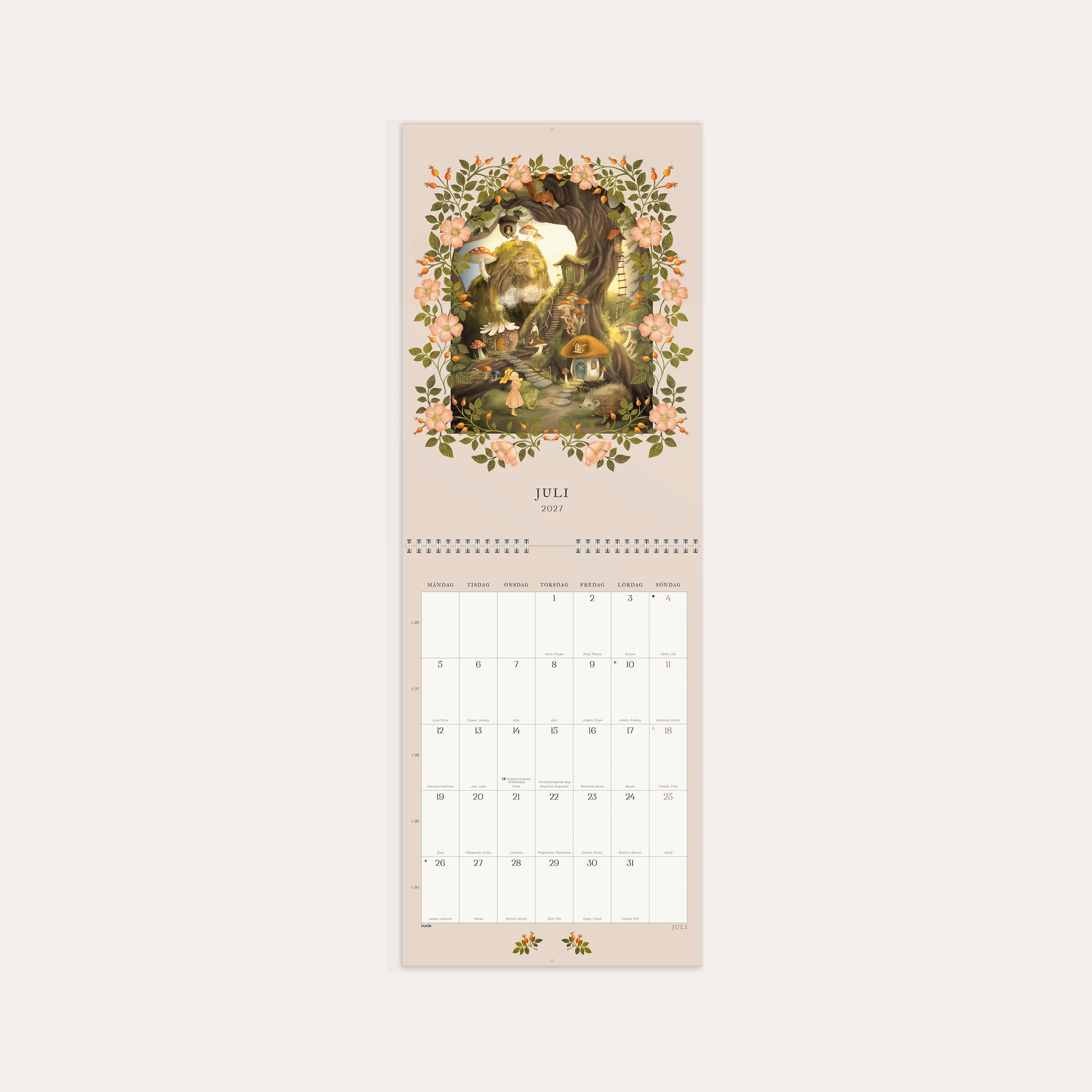 Väggkalender 2027 Sagoskog