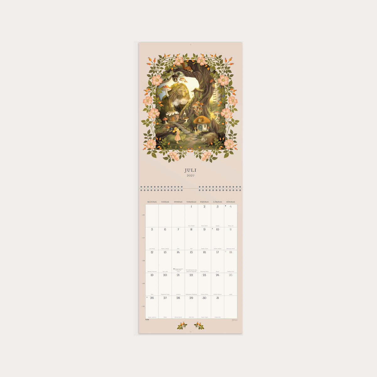 Väggkalender 2027 Sagoskog