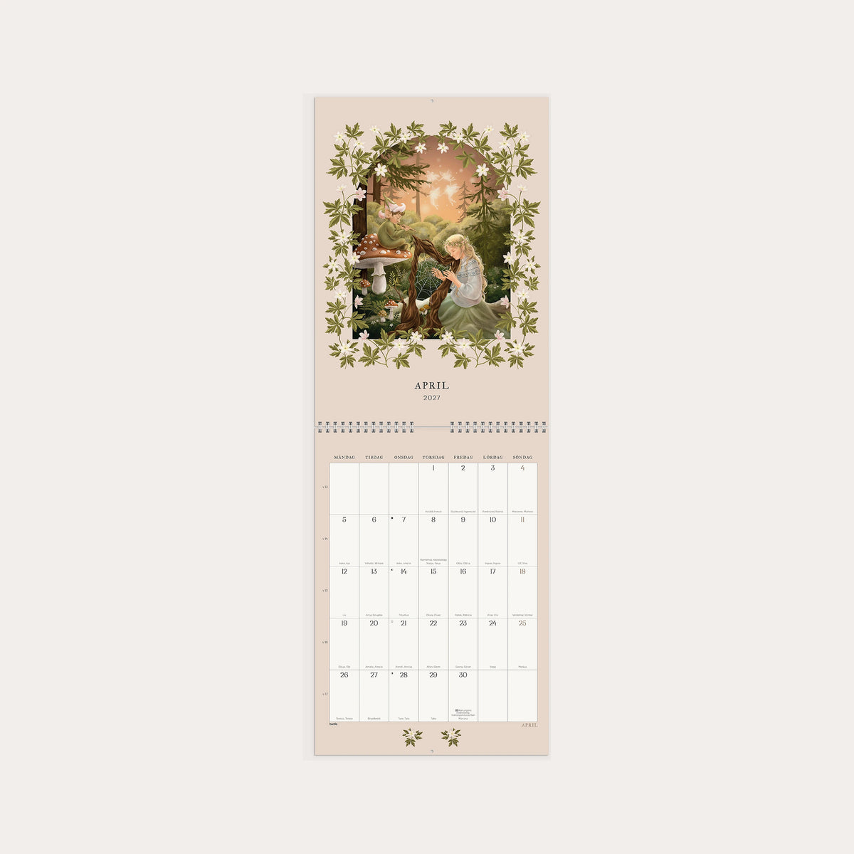 Väggkalender 2027 Sagoskog