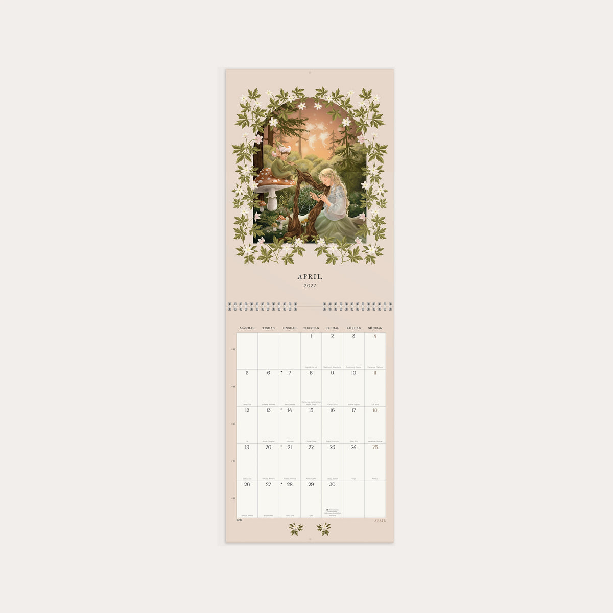 Väggkalender 2027 Sagoskog