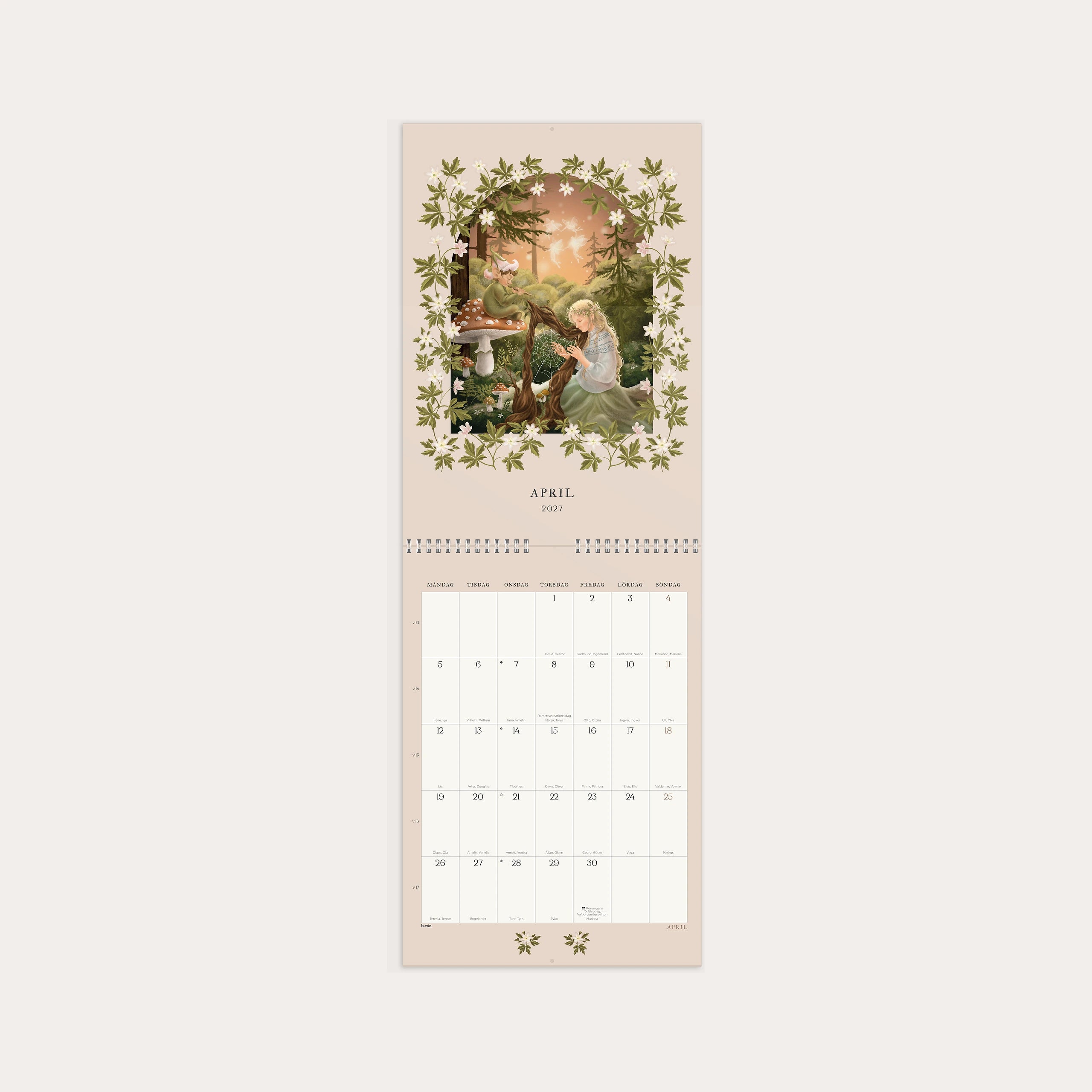 Väggkalender 2027 Sagoskog