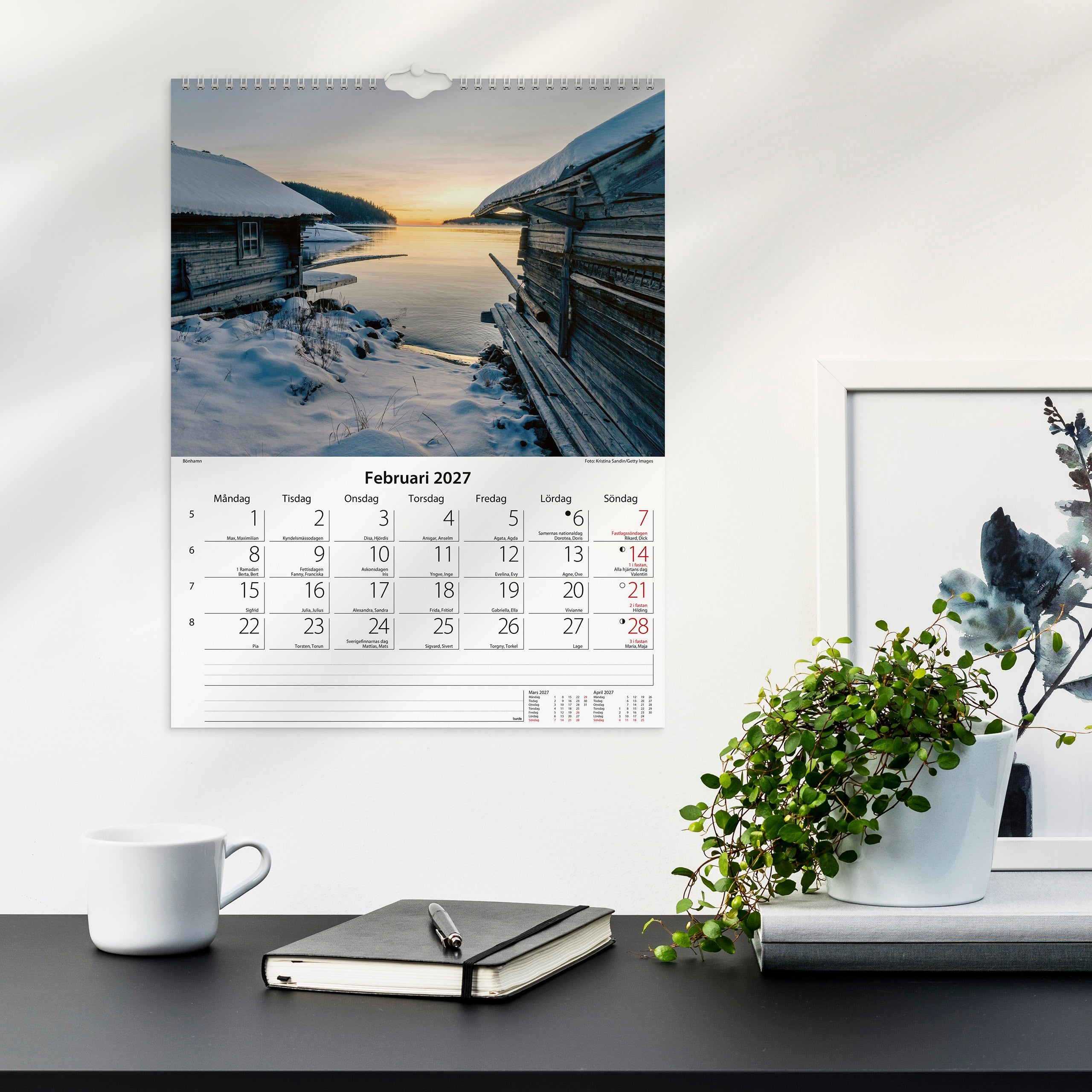 Väggkalender 2027 Svenska kusten