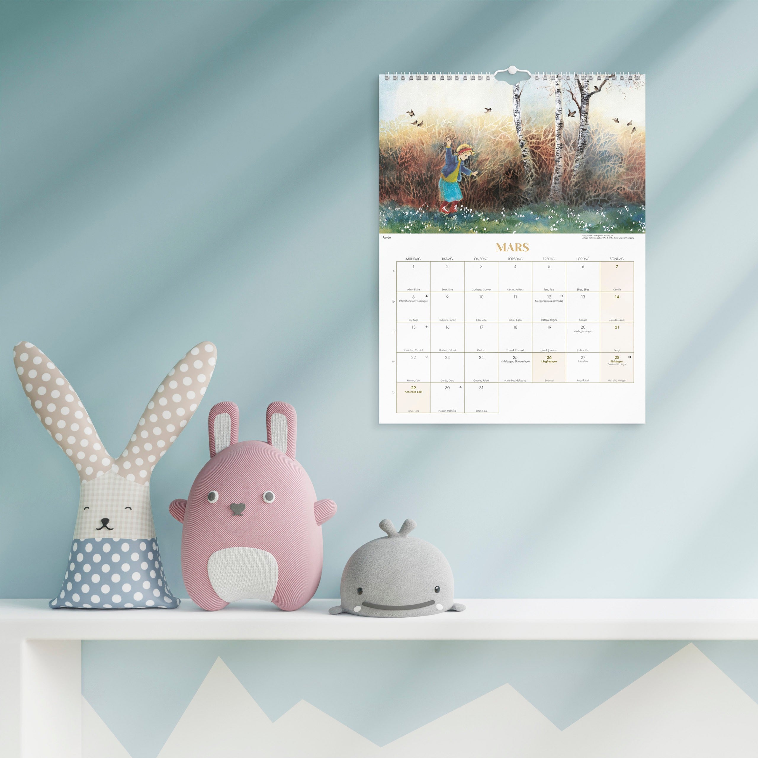 Väggkalender 2027 Ilon Wikland