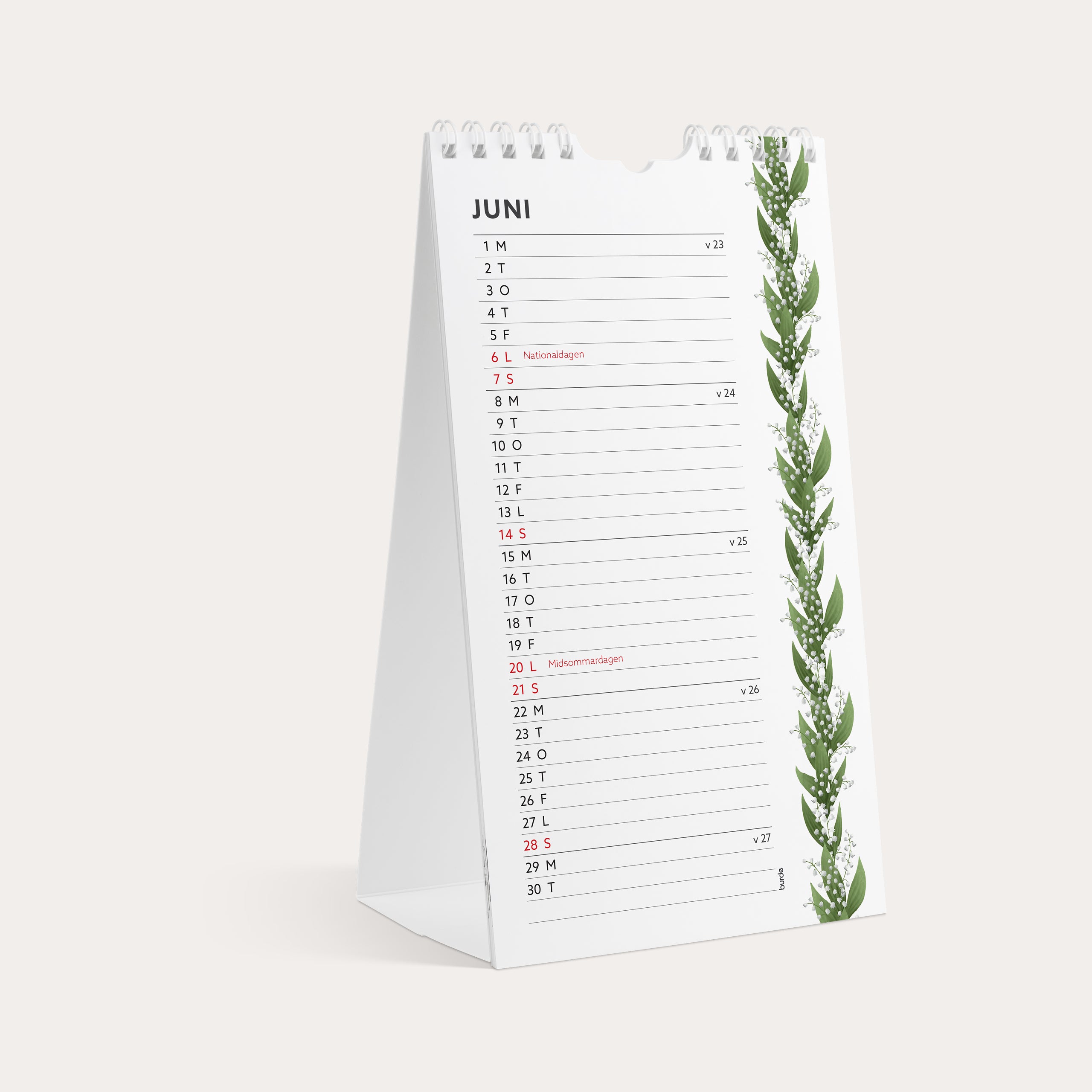 Väggkalender 2026 Mini Duo