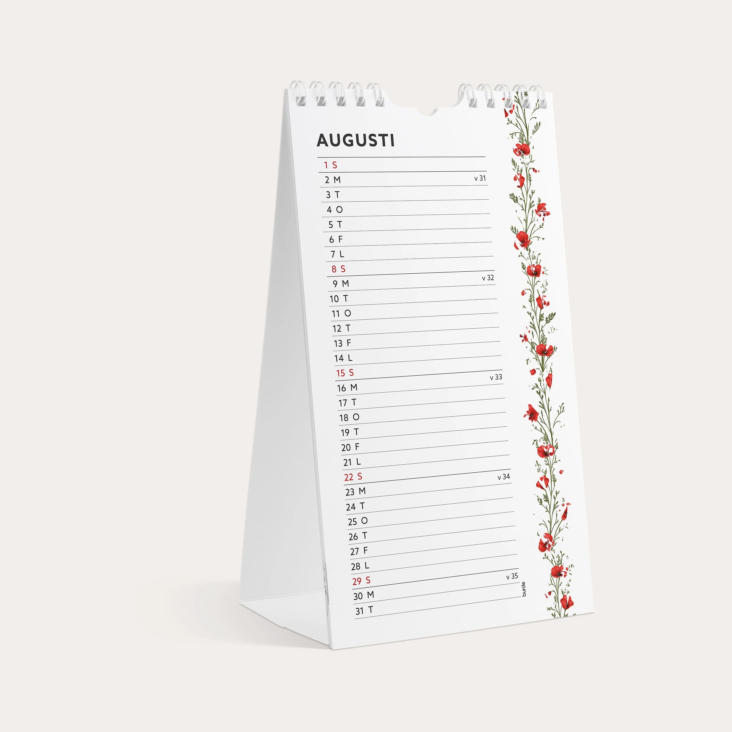 Väggkalender 2027 Mini Duo