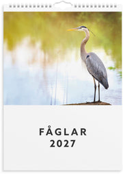 Väggkalender 2027 Fåglar