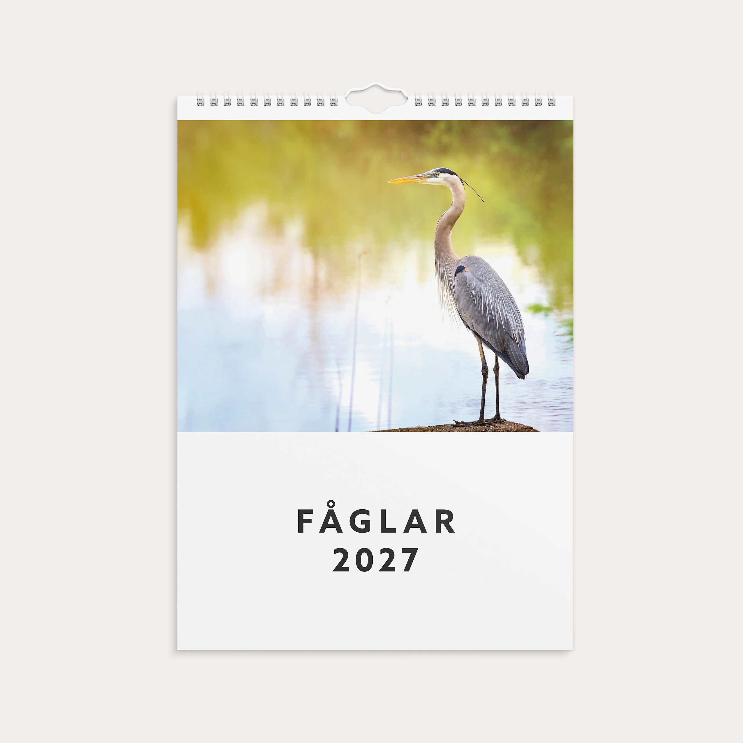 Väggkalender 2027 Fåglar