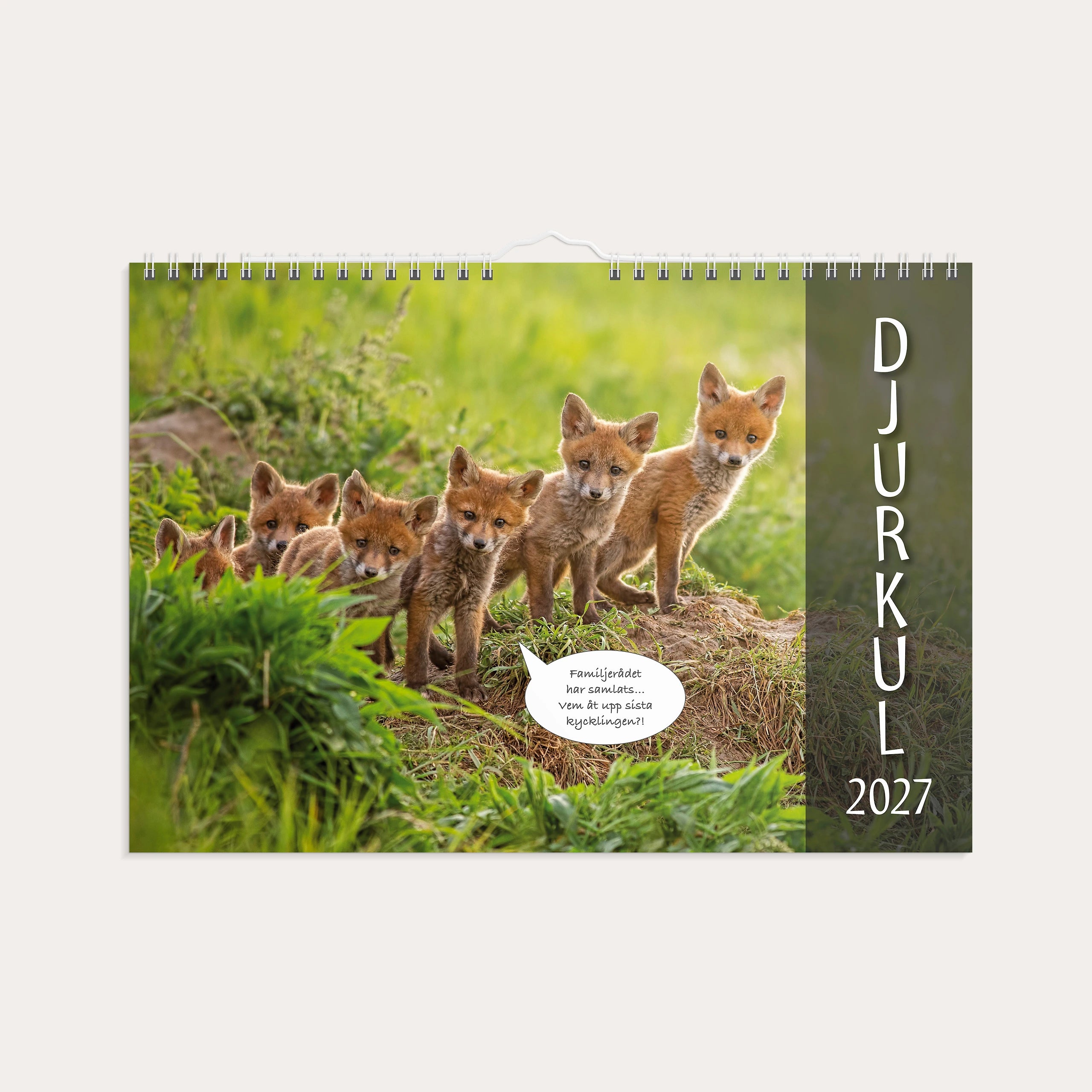 Väggkalender 2027 Djurkul