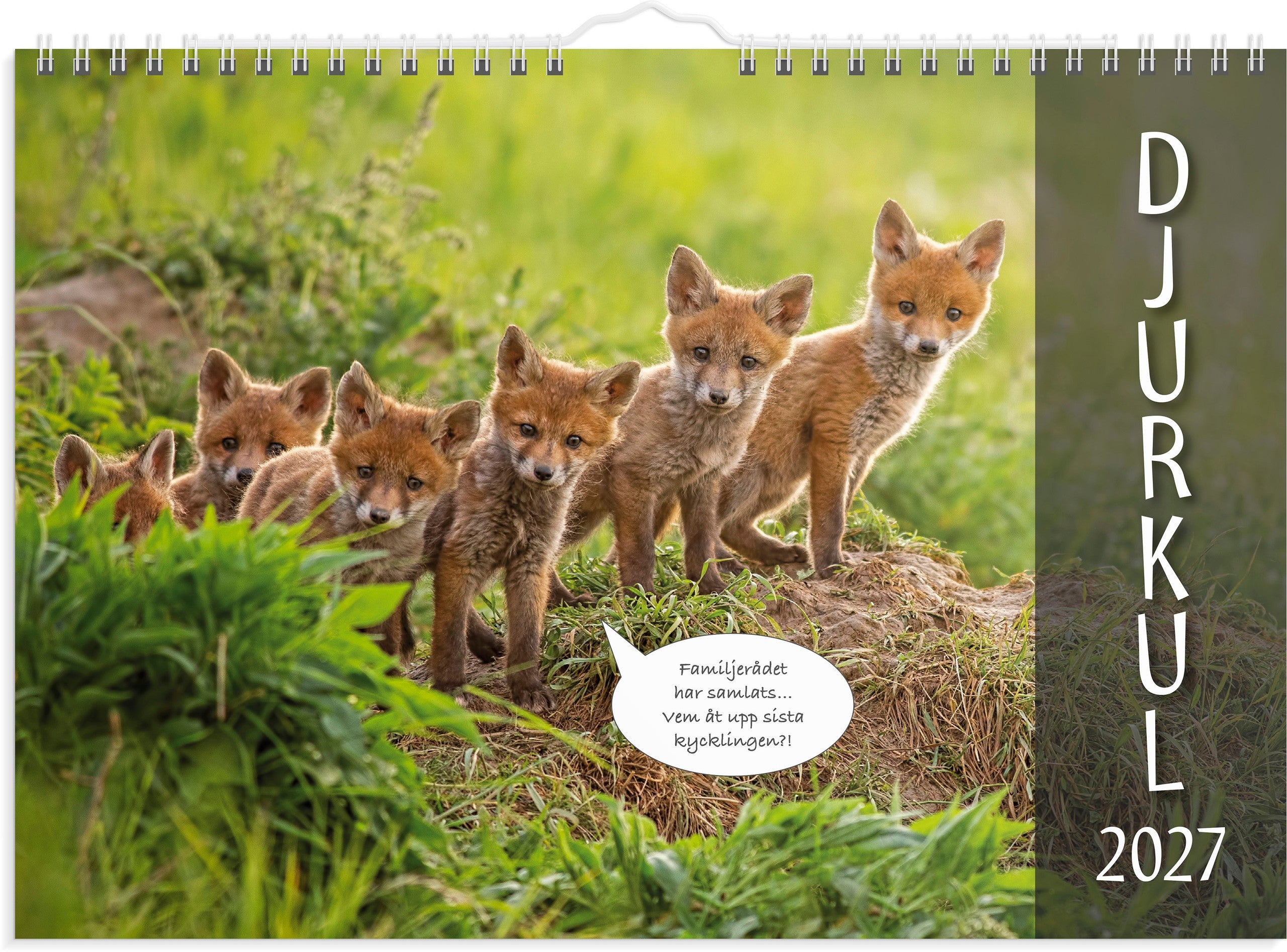 Väggkalender 2027 Djurkul