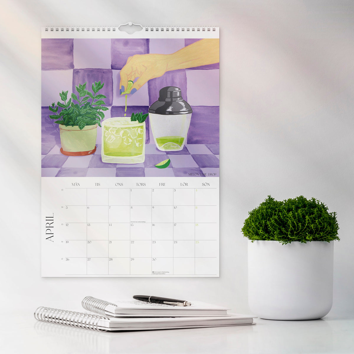 Väggkalender 2027 Posters Drinkar