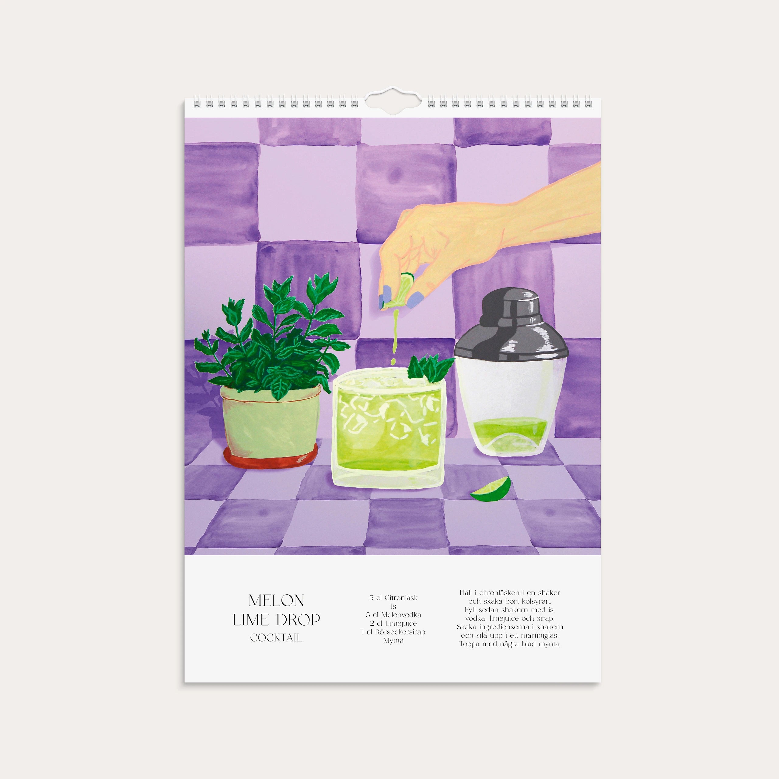 Väggkalender 2027 Posters Drinkar