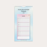 Familjekalender 2026 Tydlig