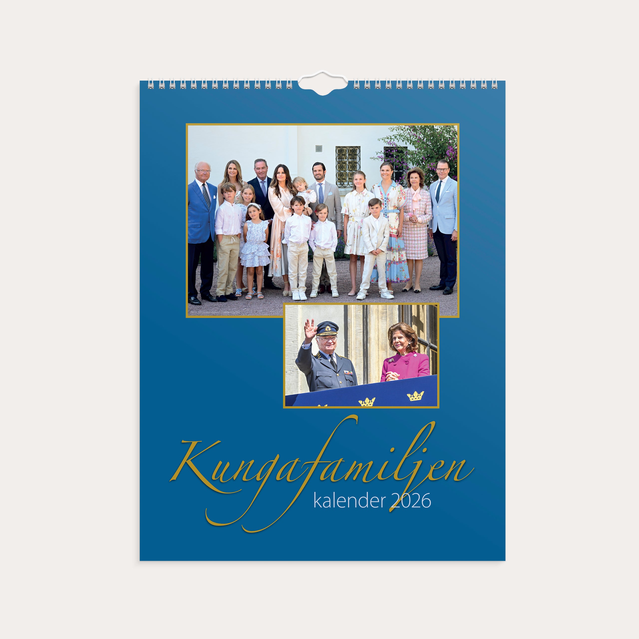 Väggkalender 2026 Kungafamiljen