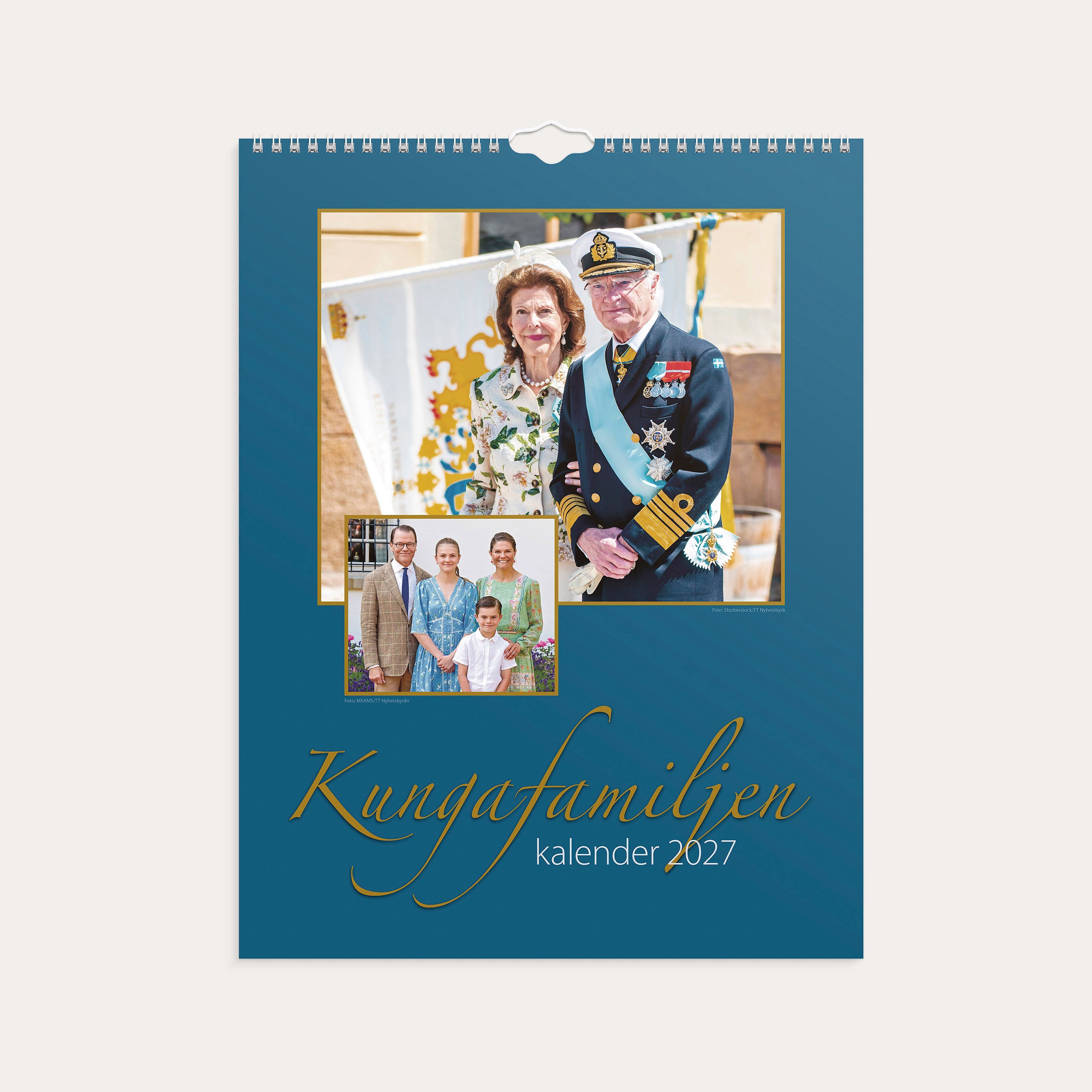 Väggkalender 2027 Kungafamiljen