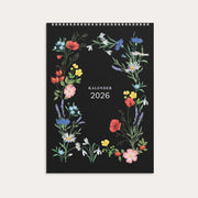 Väggkalender 2026 Illustrerad blomster