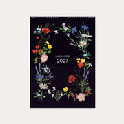 Väggkalender 2027 Illustrerad blomster