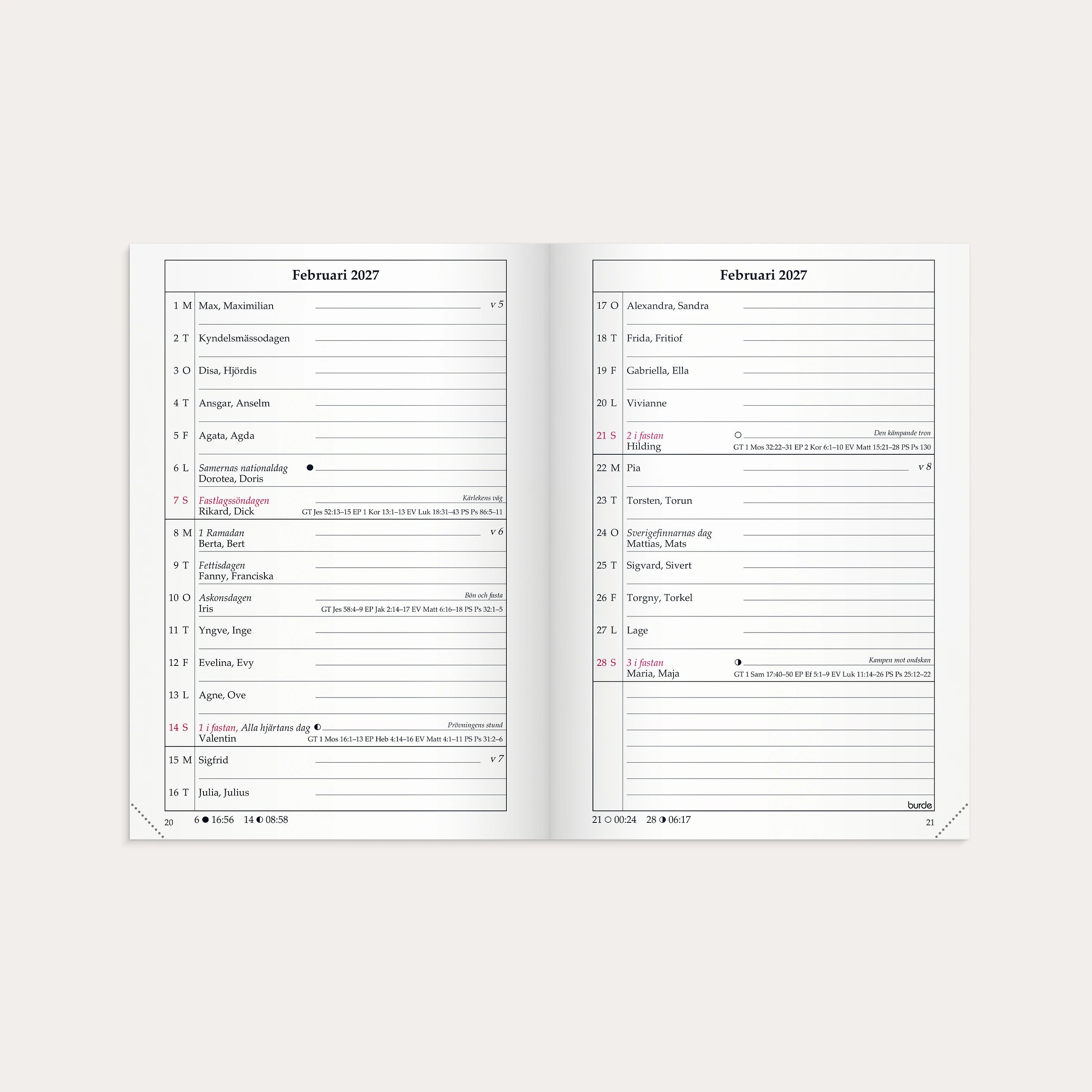 Sveriges Almanacka 2027