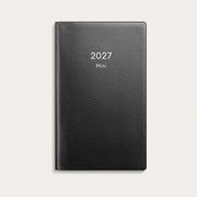 Kalender Mini 2027 svart plast