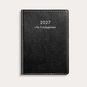 Lilla Fickdagboken 2027 svart konstläder