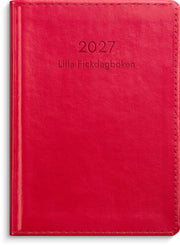 Lilla Fickdagboken 2027 rött konstläder