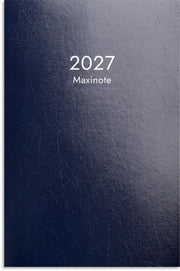 Kalender Maxinote 2027 blå kartong