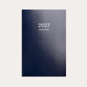 Kalender Maxinote 2027 blå kartong