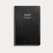 Fickagenda 2027 svart konstläder