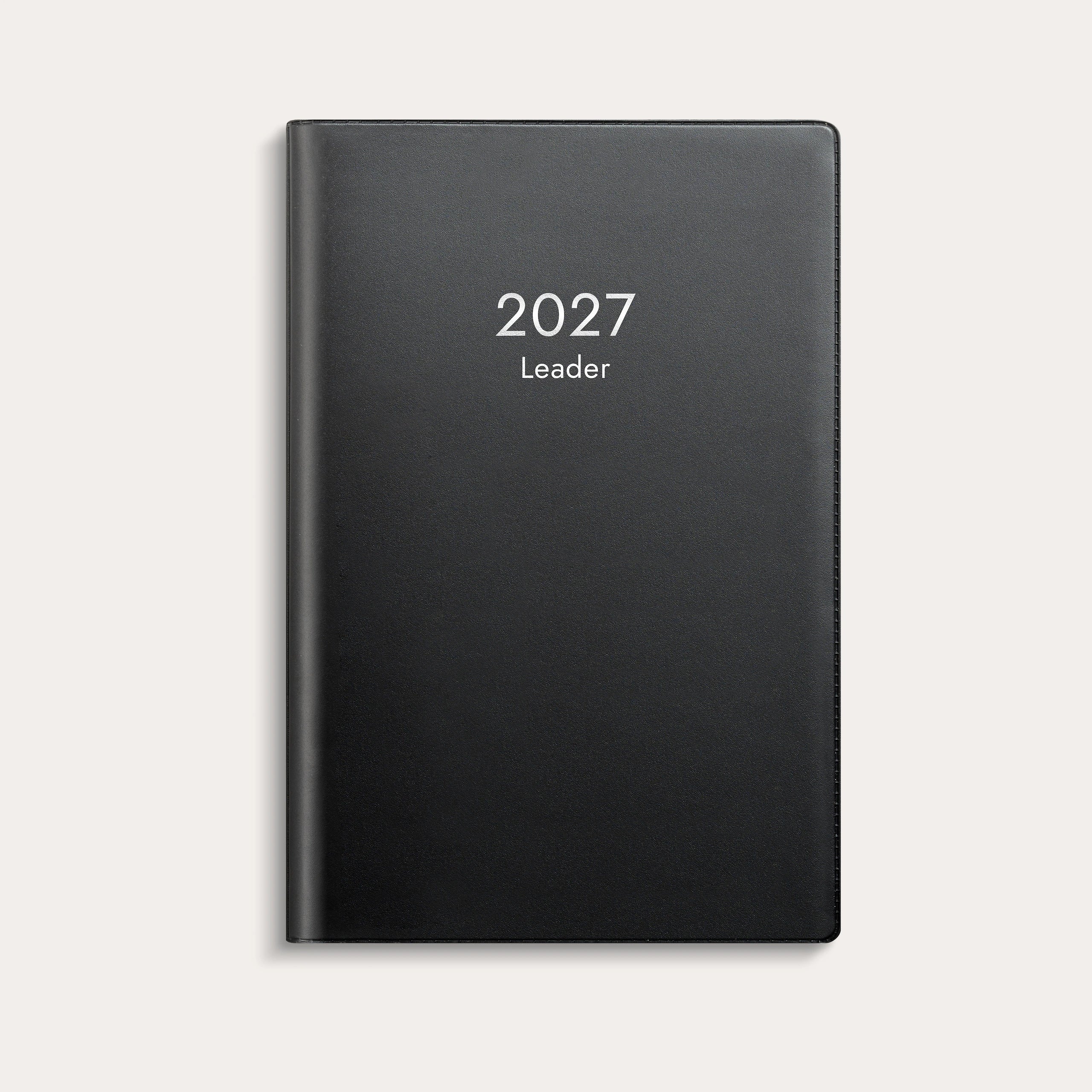 Kalender 2027 Leader svart plast