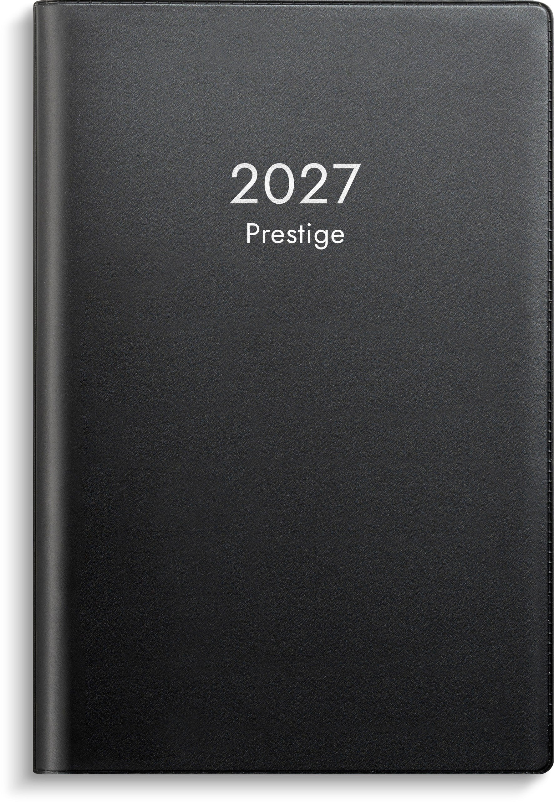 Kalender 2027 Prestige svart plast