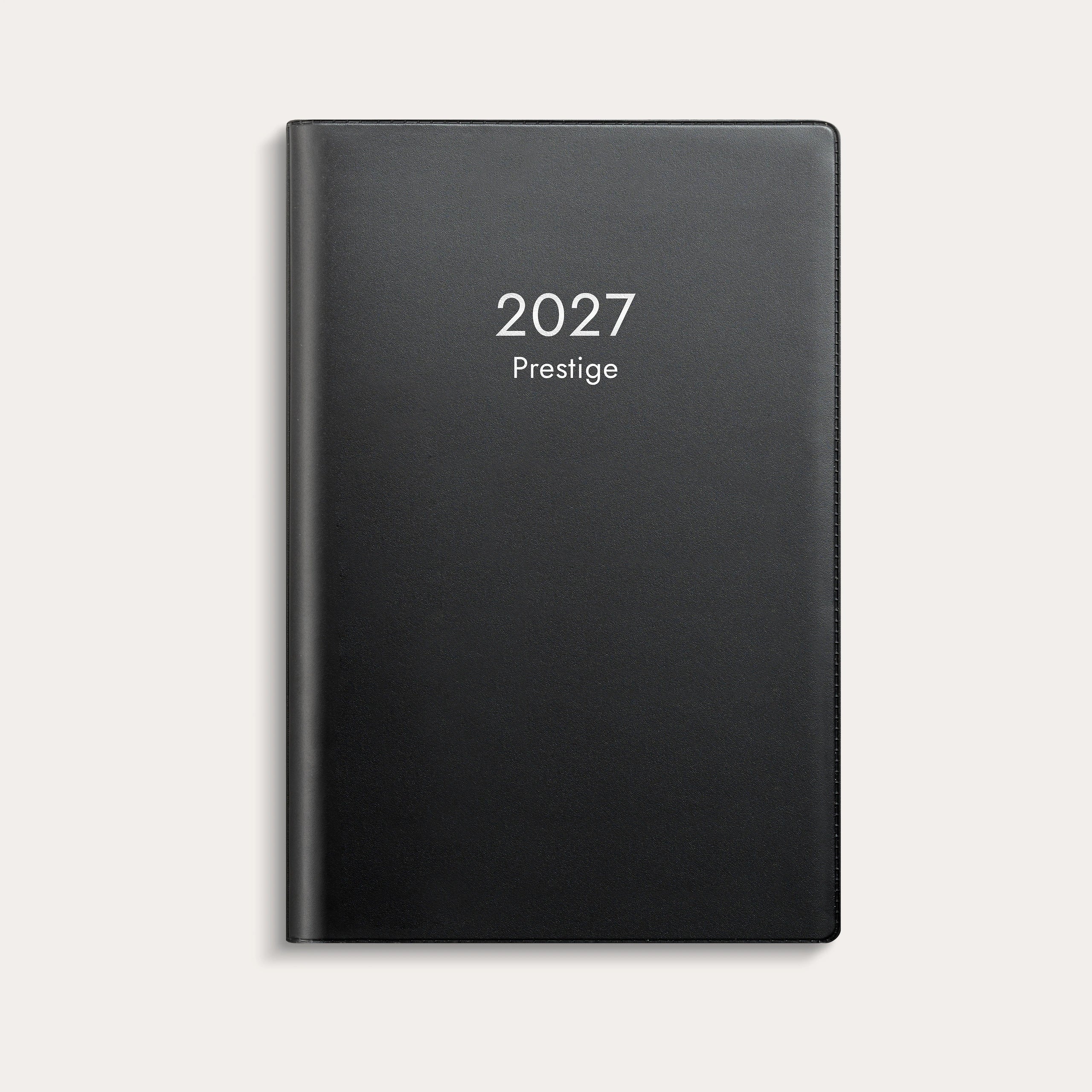 Kalender 2027 Prestige svart plast