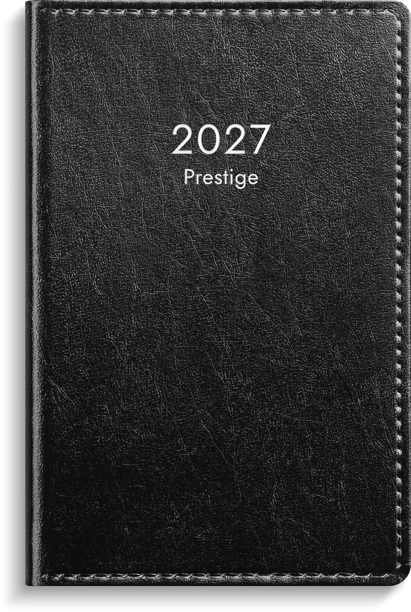 Kalender 2027 Prestige svart konstläder inb