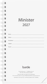 Kalender 2027 Minister refill