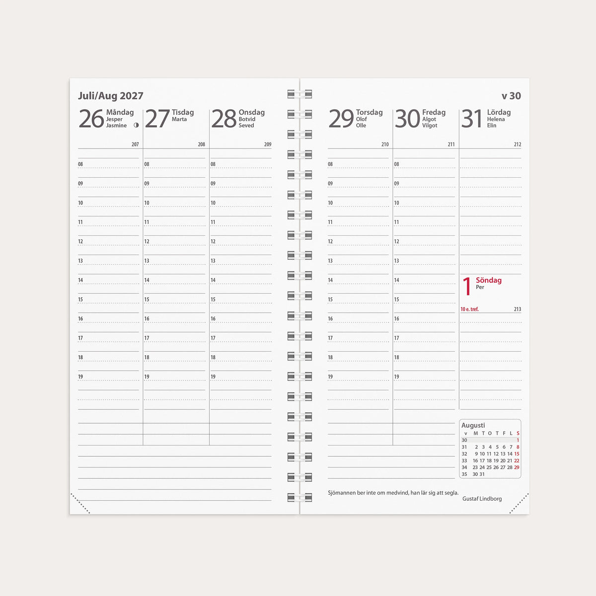 Kalender 2027 Interplano refill