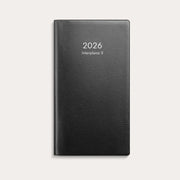 Kalender 2026 Interplano II svart plast