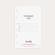 Compact kalendersats 2026