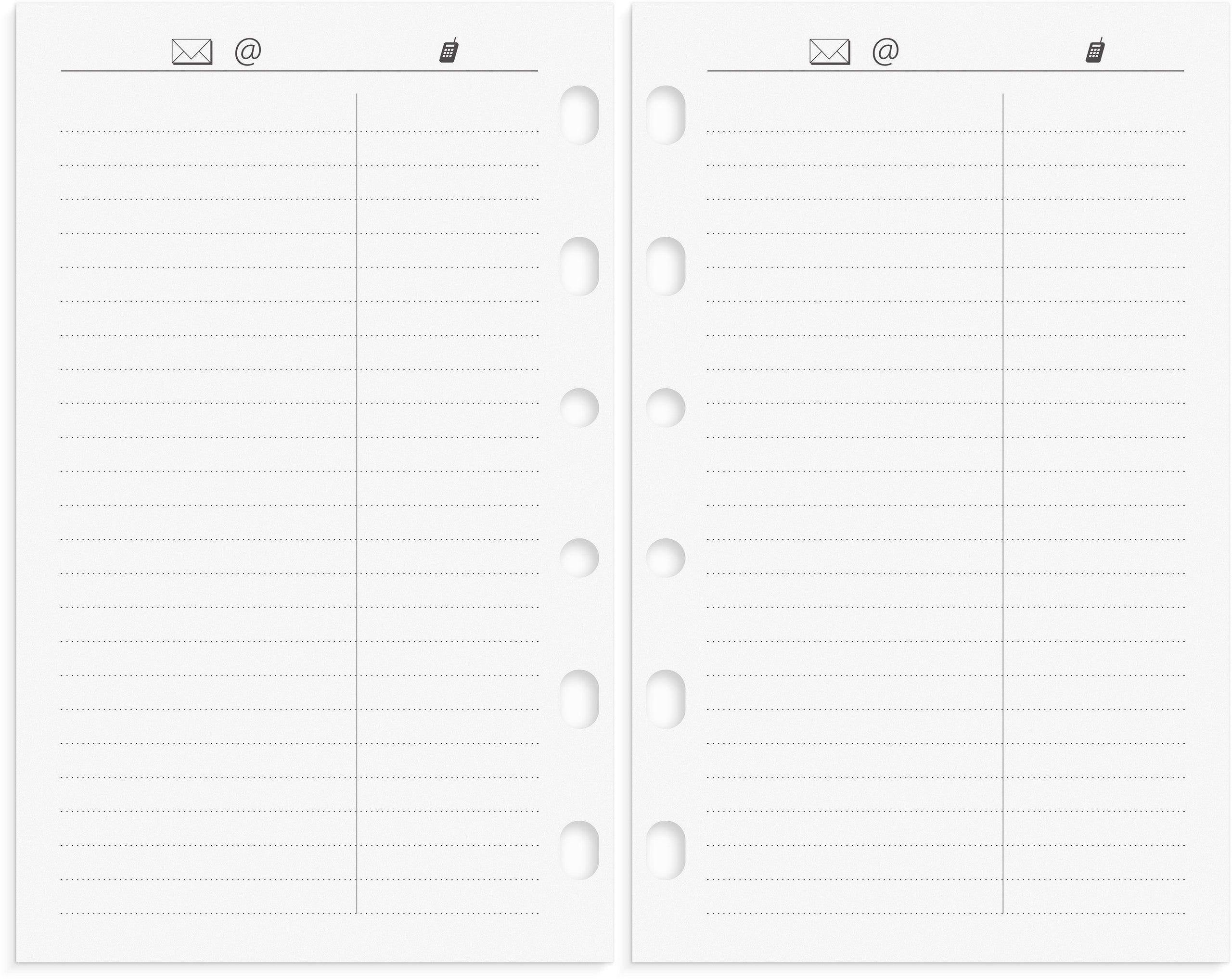 Compact Systemkalender 2027 svart konstläder