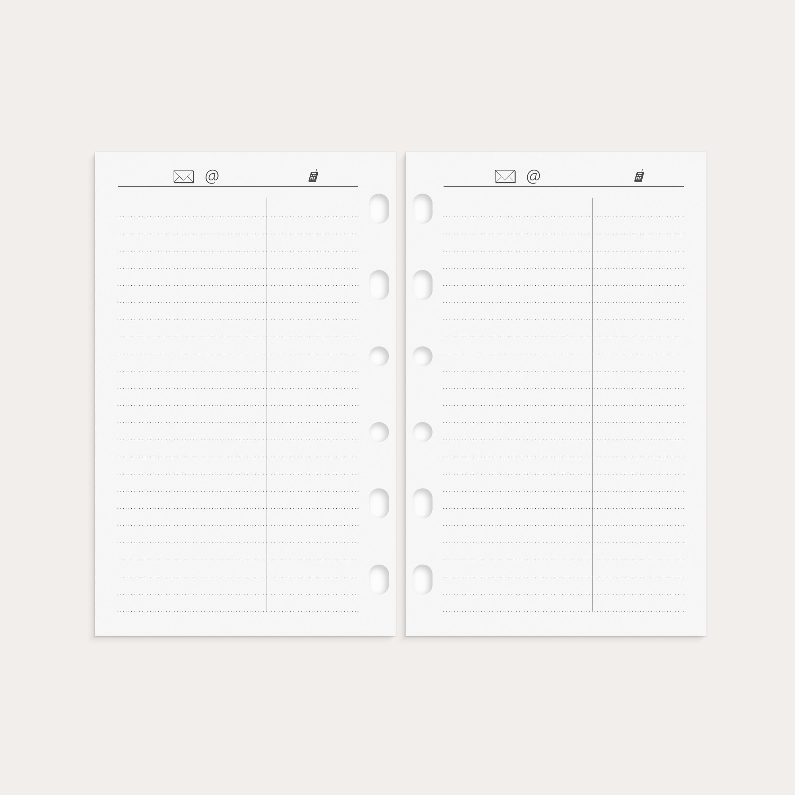 Compact Systemkalender 2026 svart skinn