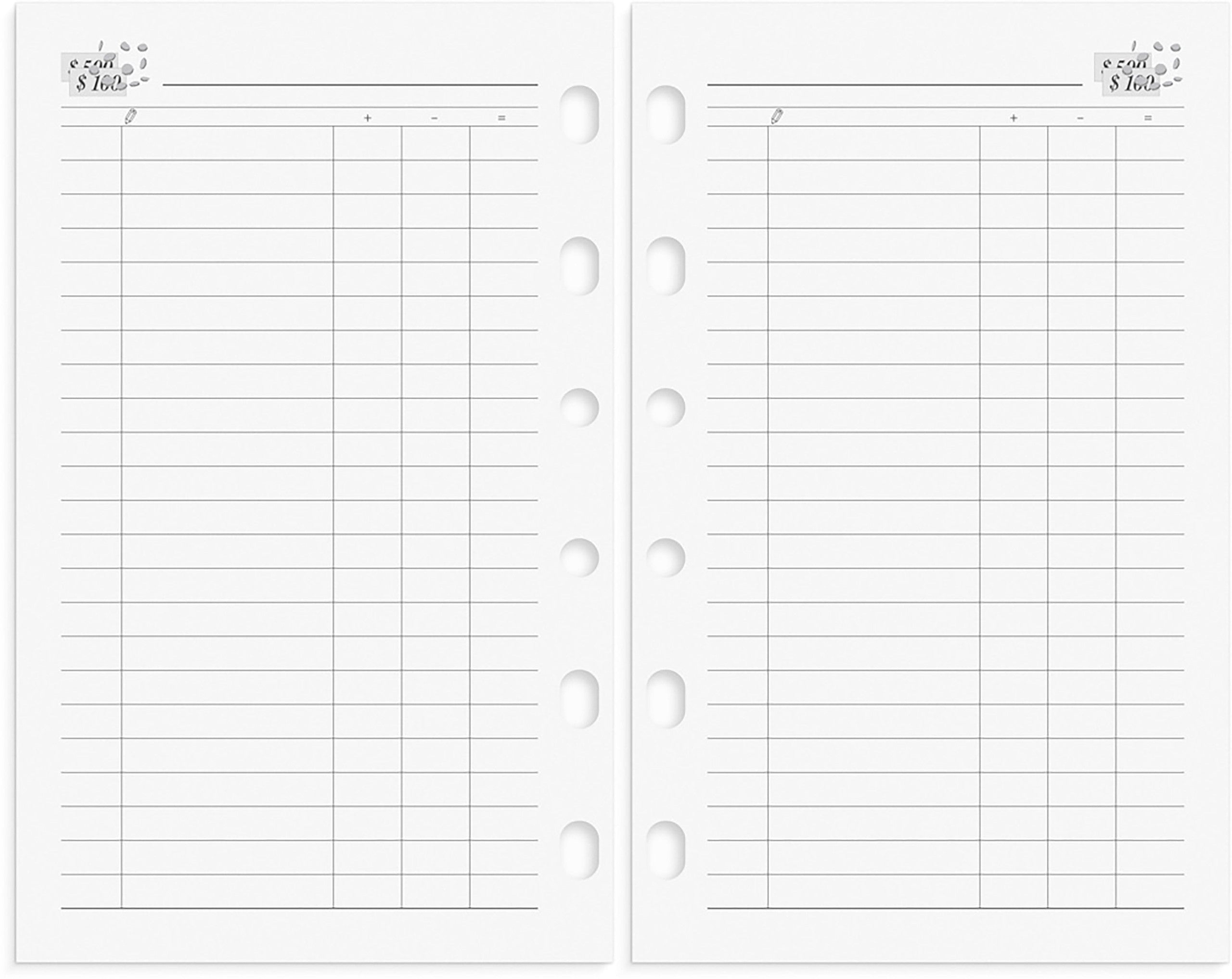 Compact Systemkalender 2027 svart skinn
