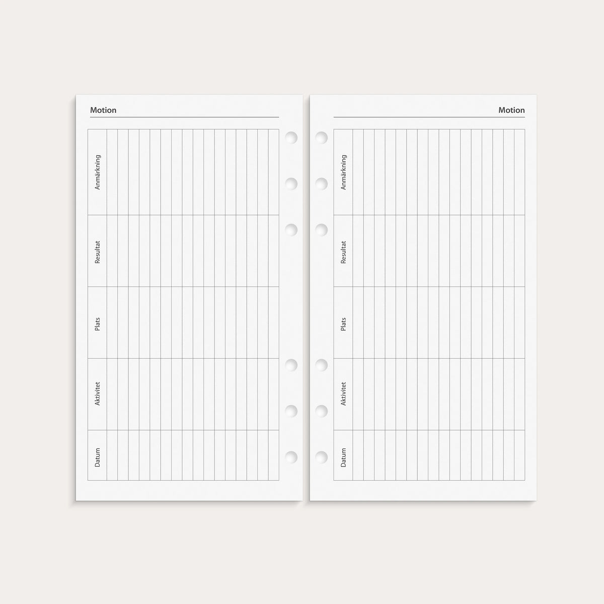 Regent Systemkalender 2027 svart konstläder