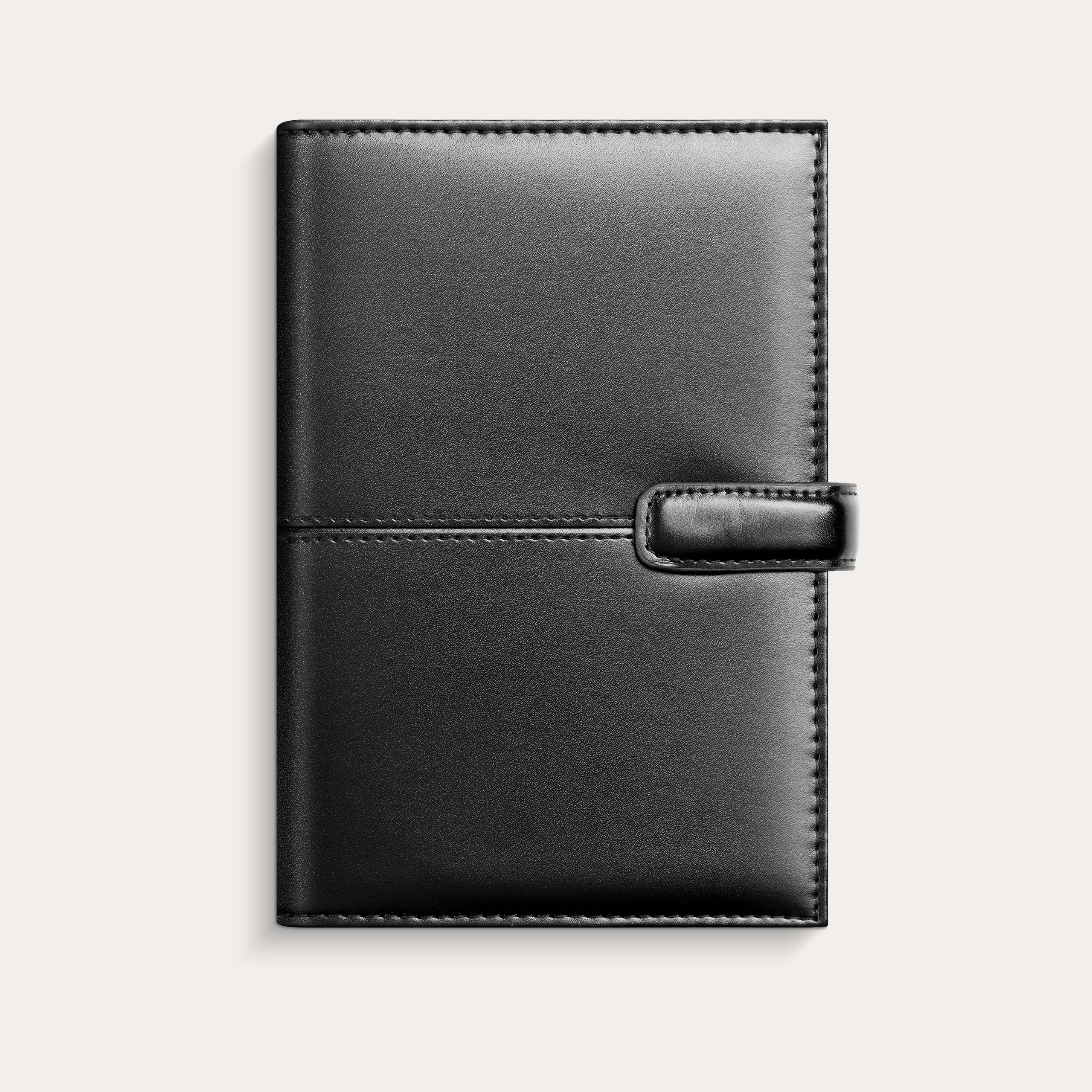 Regent Systemkalender 2027 svart konstläder