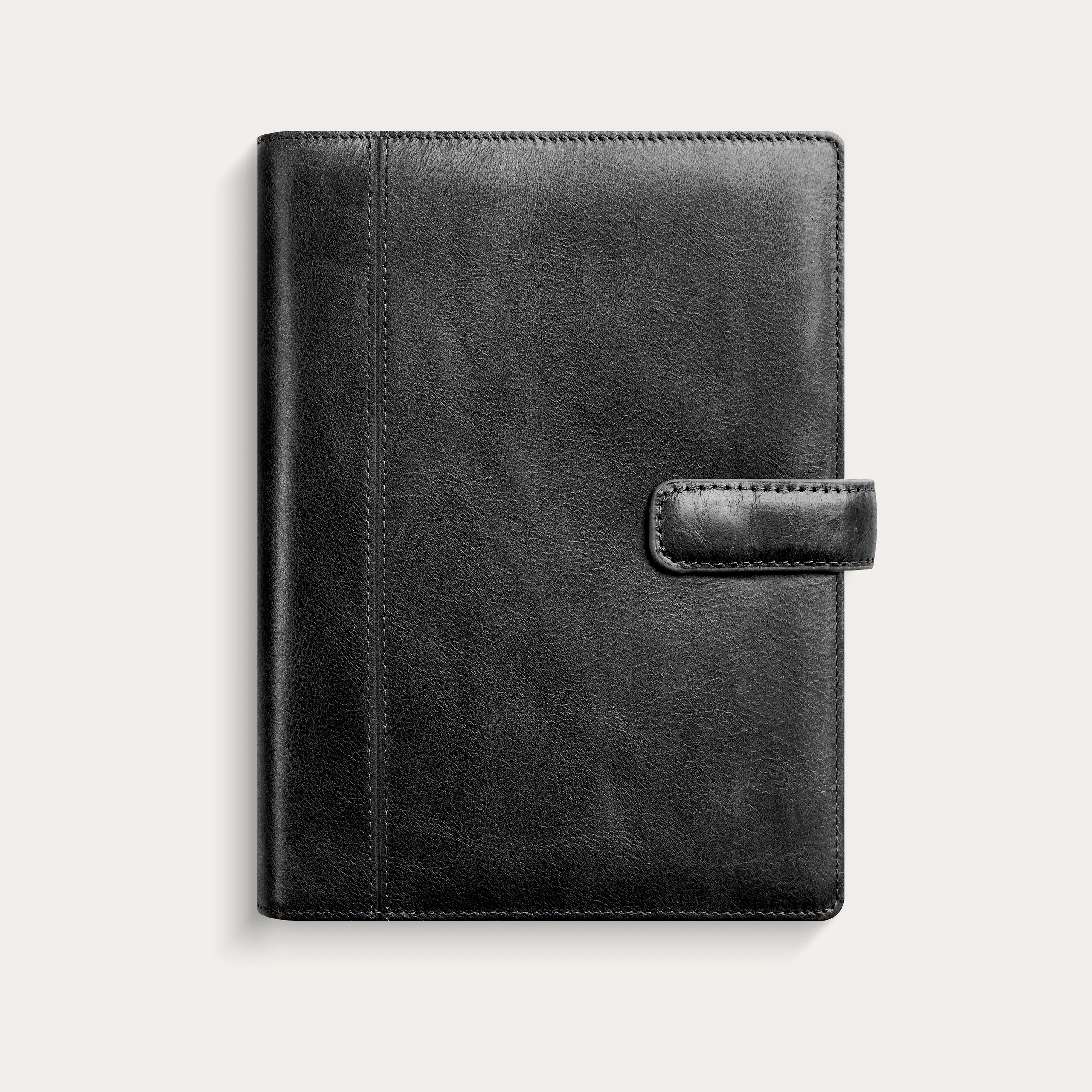 Regent Systemkalender 2027 svart skinn