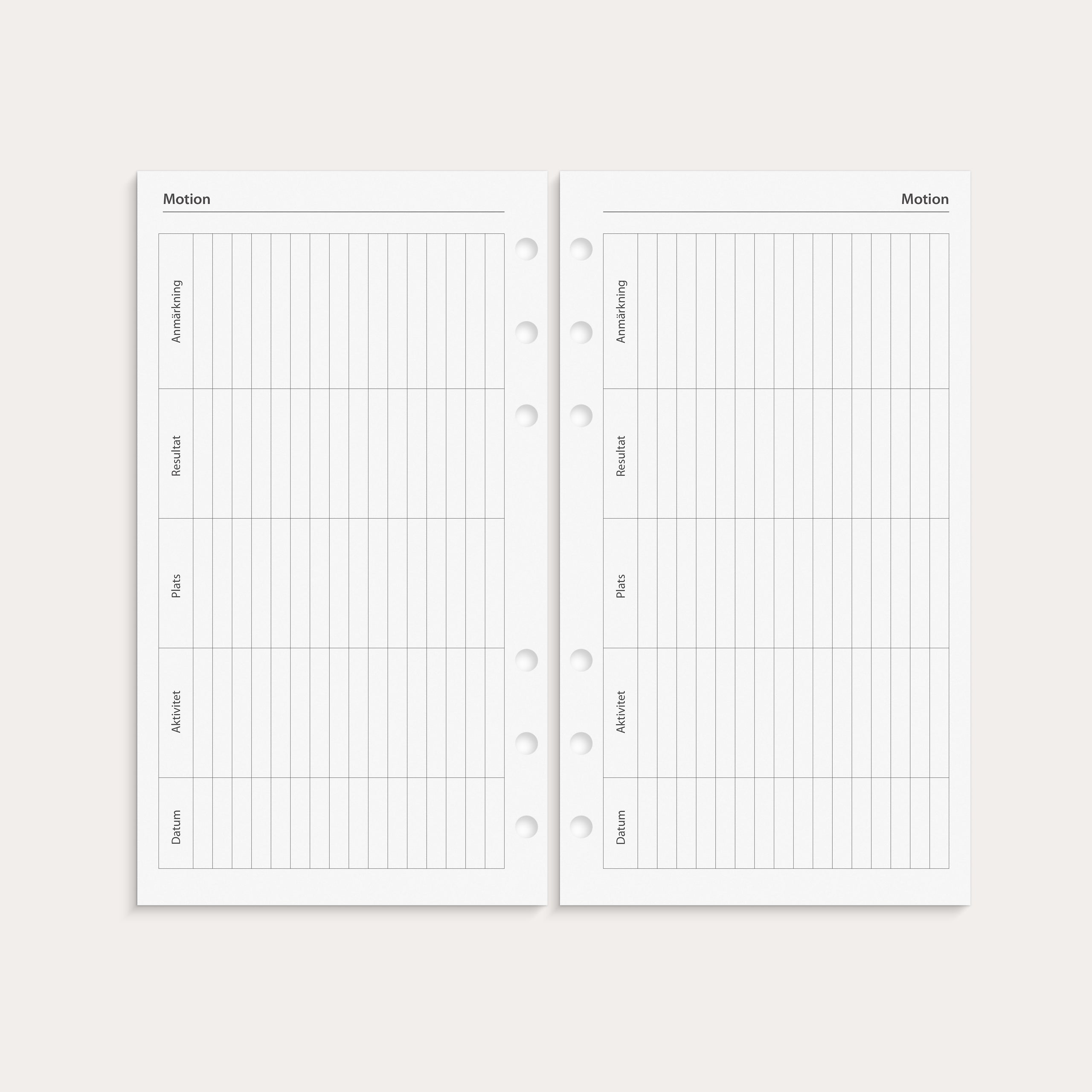 Kalender 2026 Regent Systemkal brunt skinn