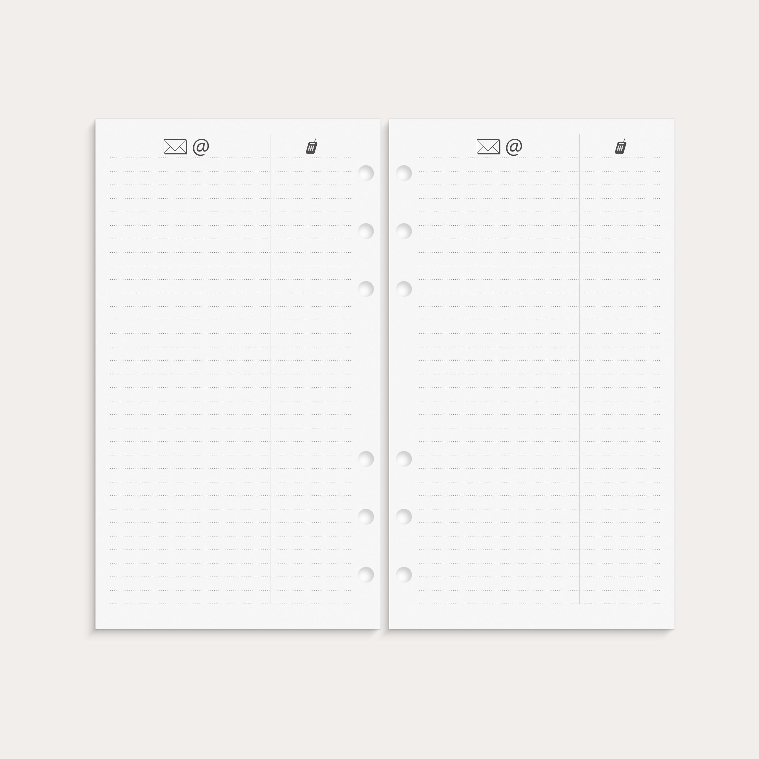 Kalender 2026 Regent Systemkal brunt skinn