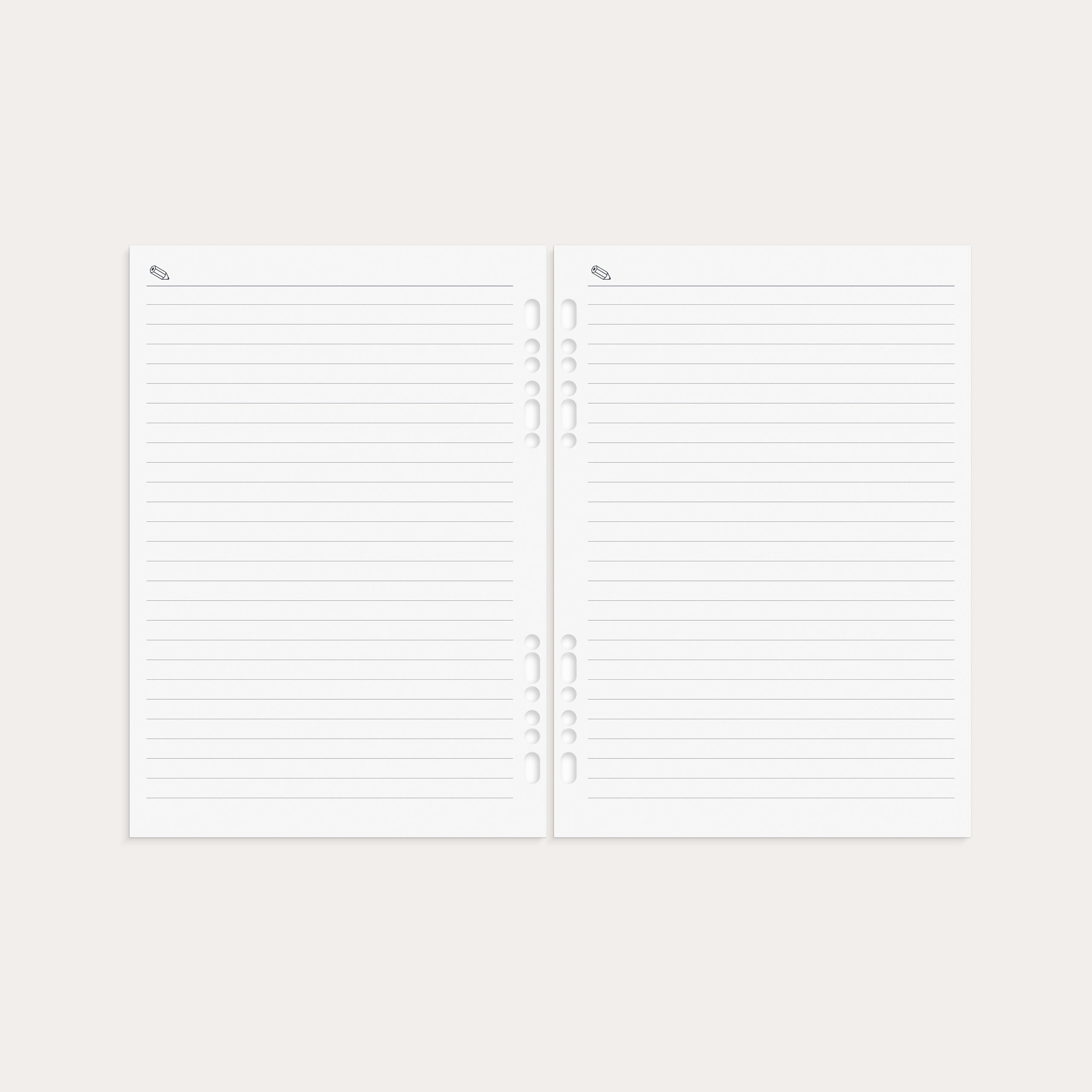 Business Systemkalender A5 2026 svart konstläder