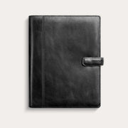 Business Systemkalender A5 2027 svart skinn