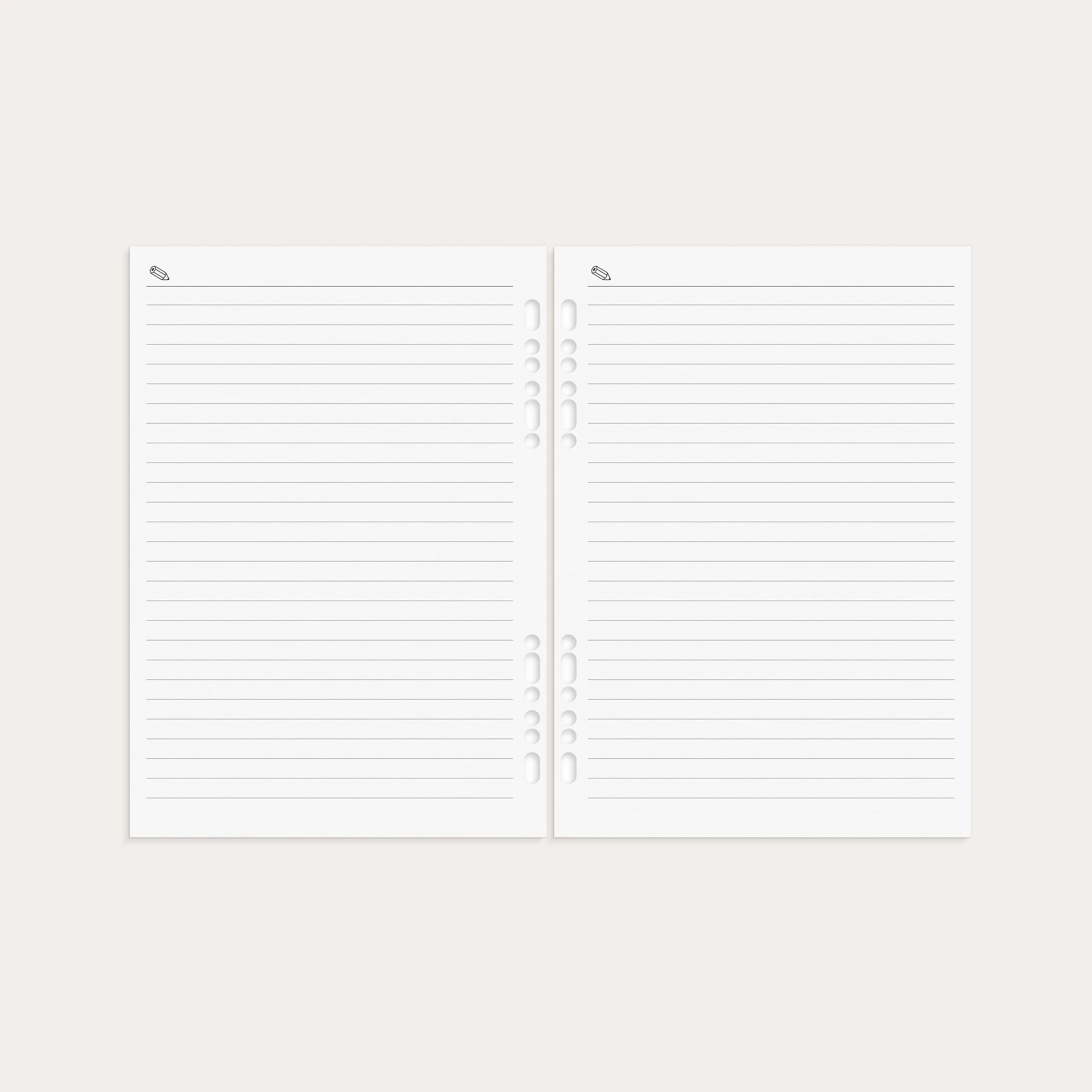 Business Systemkalender A5 2027 brunt skinn