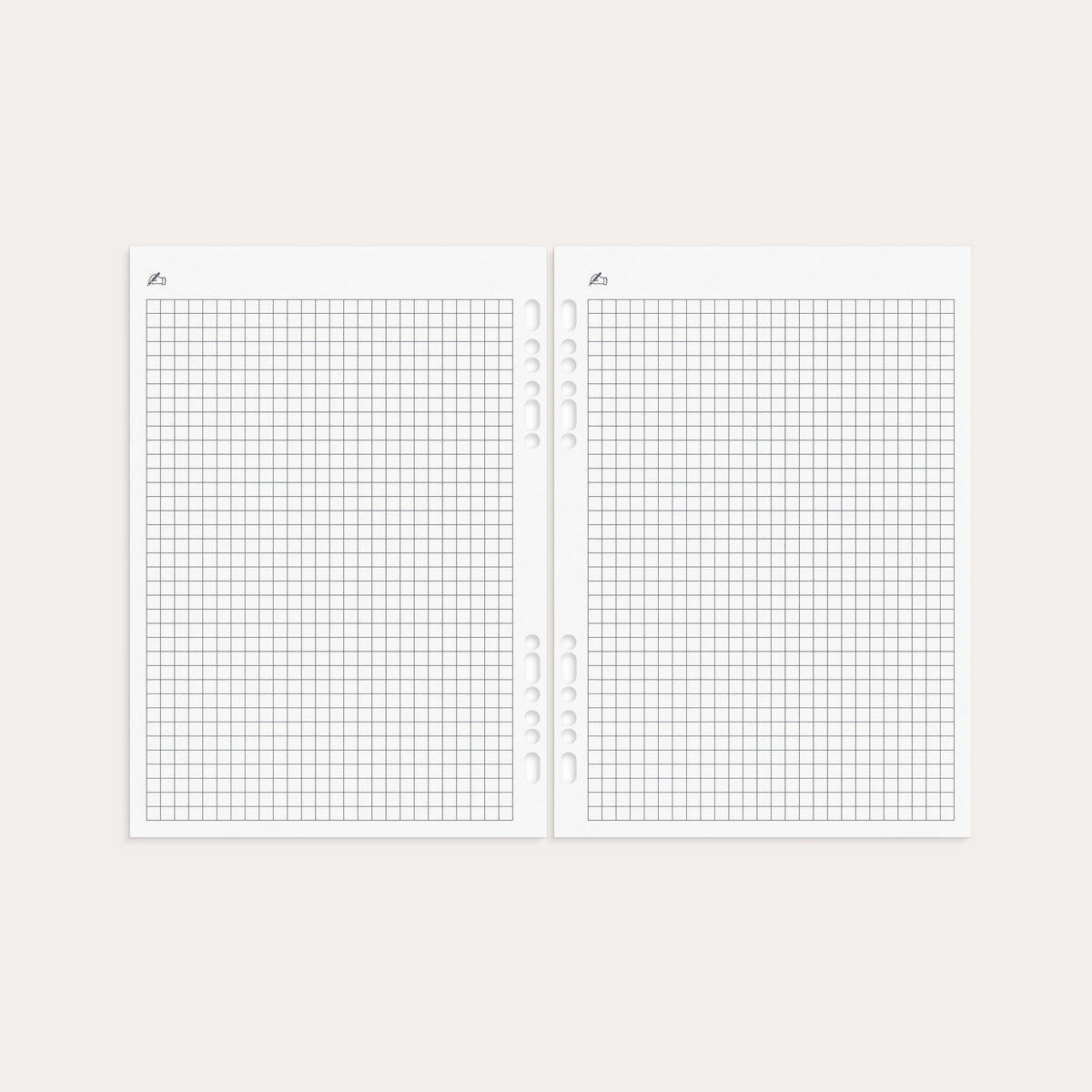 Business Systemkalender A5 2027 brunt skinn