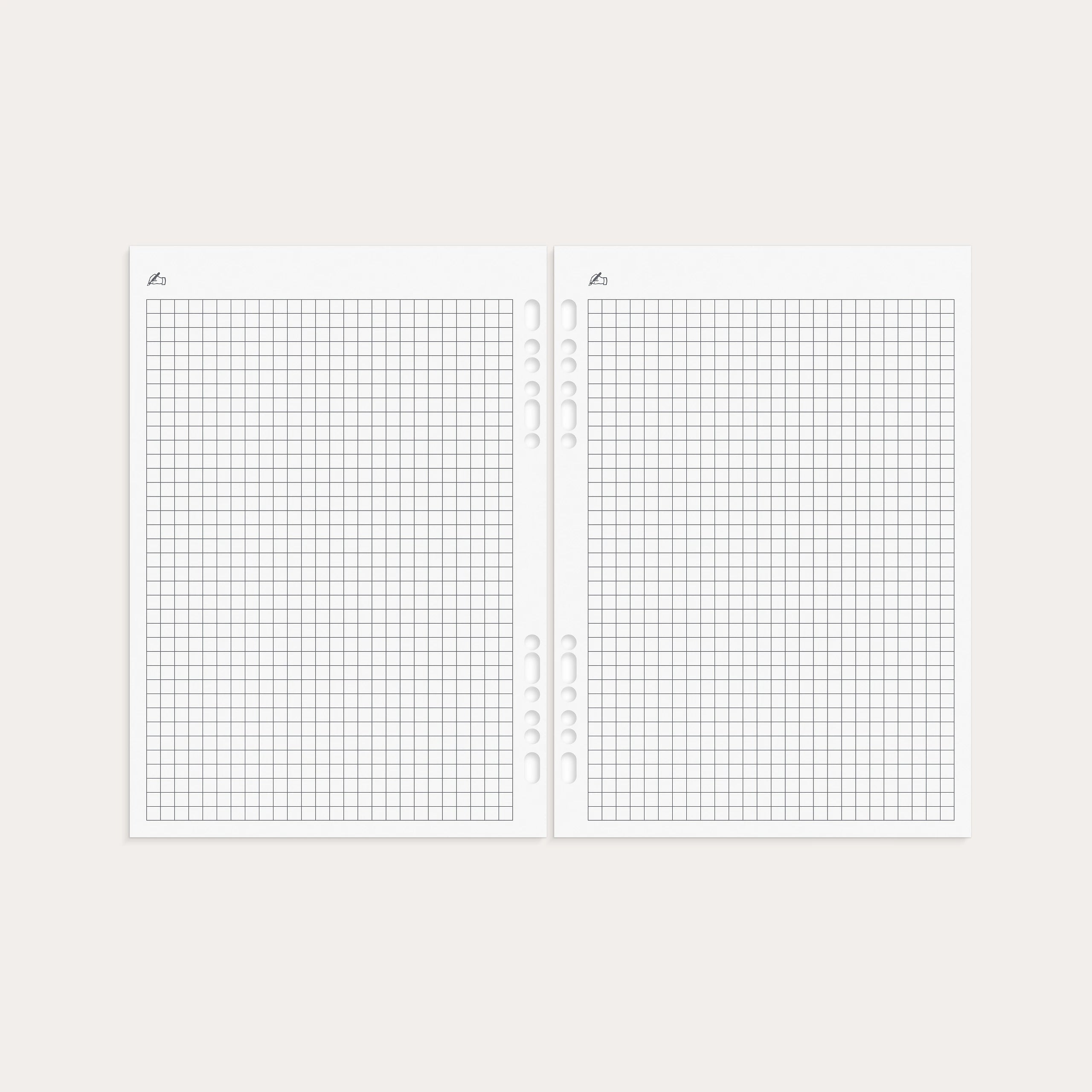 Business Systemkalender A5 2027 brunt skinn