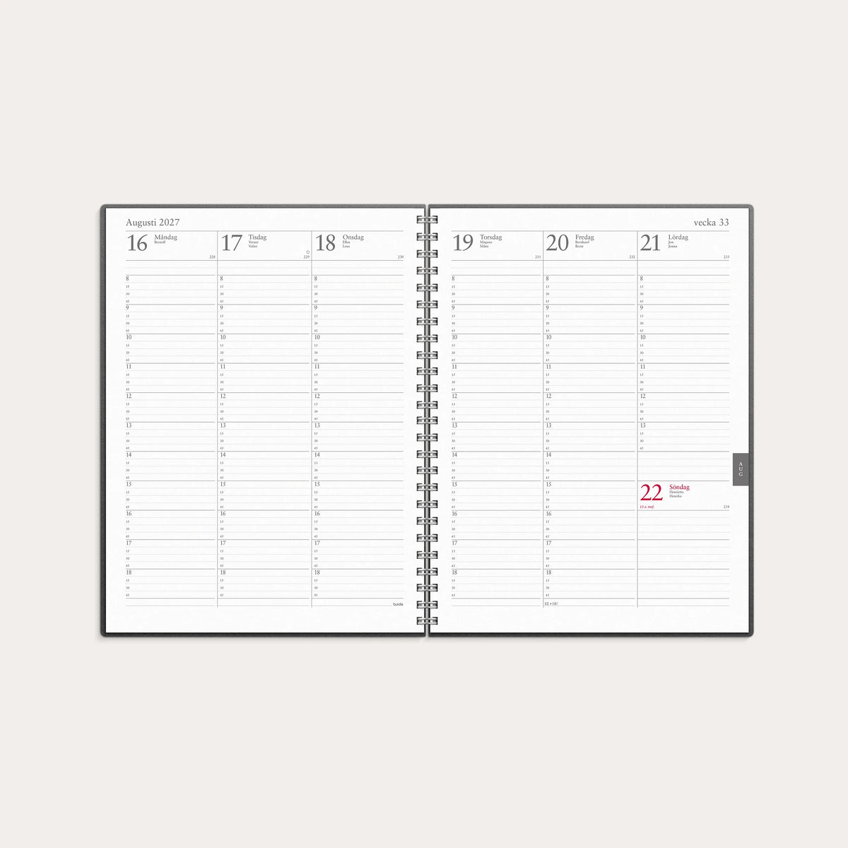 Veckojournal Eco Line 2027