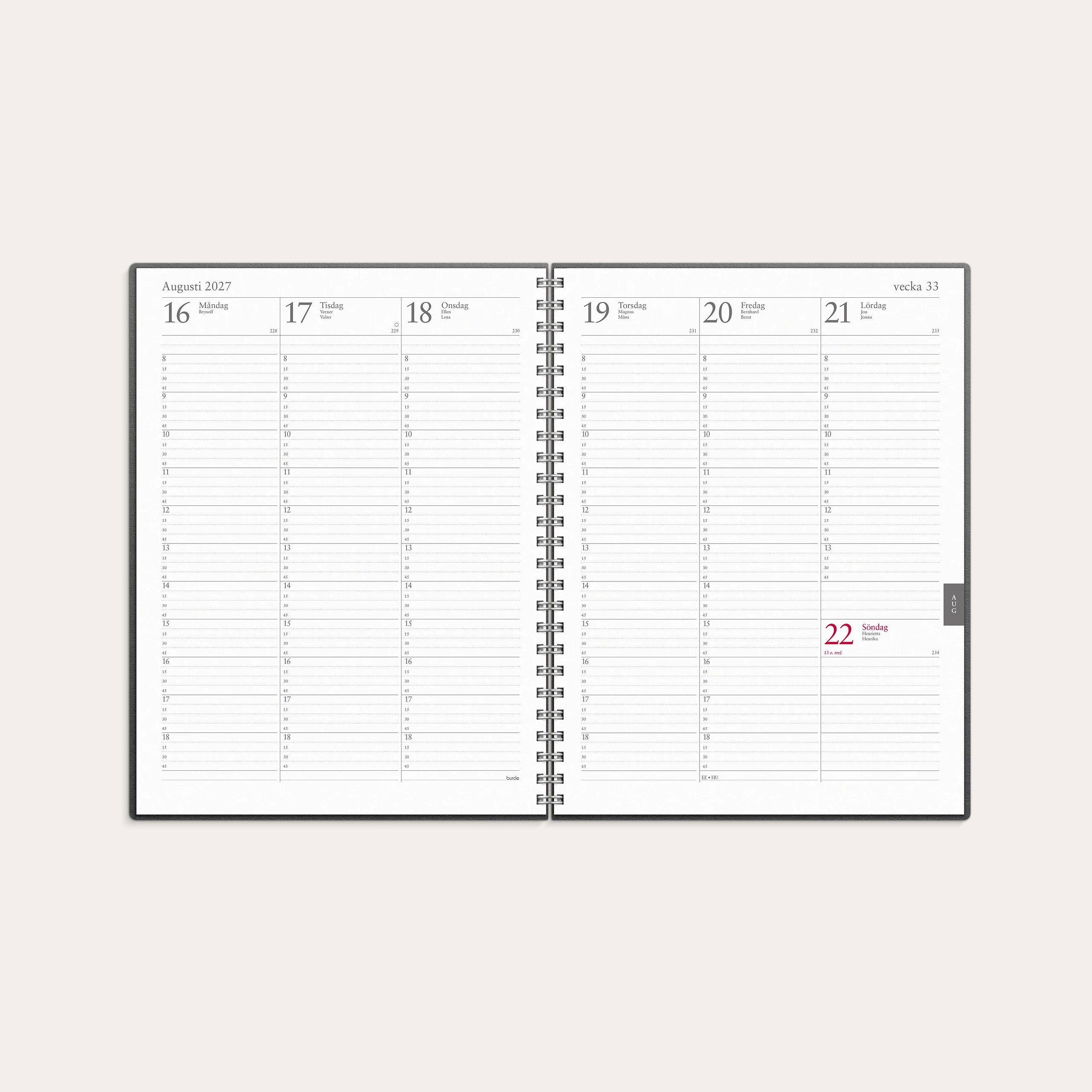 Veckojournal Eco Line 2027